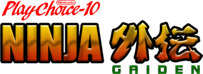 Ninja Gaiden (PlayChoice-10) - Clear Logo Image