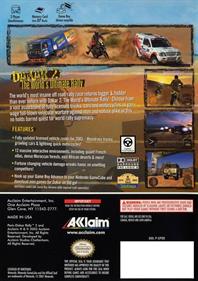 Dakar 2: The World's Ultimate Rally - Box - Back Image
