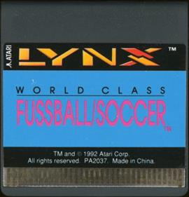 World Class Soccer - Cart - Front Image