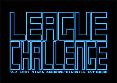 League Challenge - Screenshot - Game Title Image