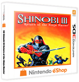 Shinobi III: Return of the Ninja Master - Box - 3D Image