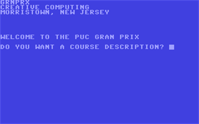 Grand Prix (CCS) - Screenshot - Game Title Image
