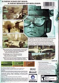 Tom Clancy's Ghost Recon: Advanced Warfighter - Box - Back Image