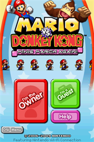 Mario vs. Donkey Kong: Minis March Again! - Screenshot - Game Title Image