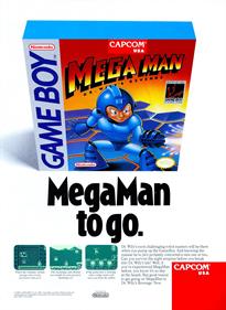 Mega Man: Dr. Wily's Revenge - Advertisement Flyer - Front Image