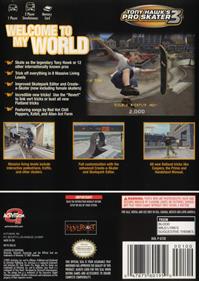 Tony Hawk's Pro Skater 3 - Box - Back Image