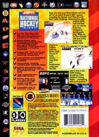 ESPN National Hockey Night - Box - Back Image