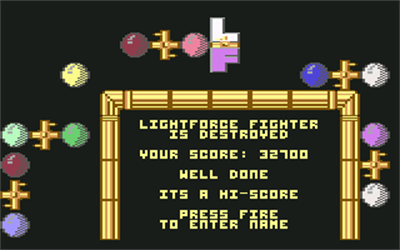Light Force - Screenshot - Game Over Image