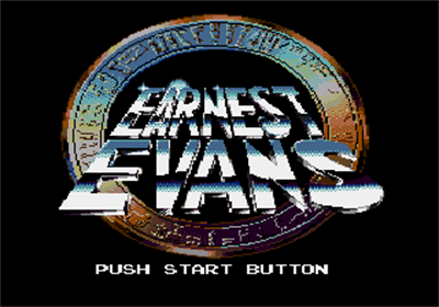Earnest Evans - Screenshot - Game Title Image