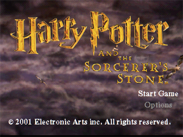 Harry Potter and the Sorcerer's Stone - Screenshot - Game Title Image