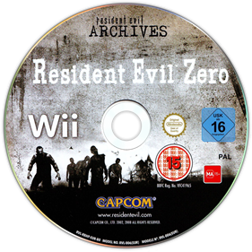 Resident Evil Archives: Resident Evil Zero - Disc Image