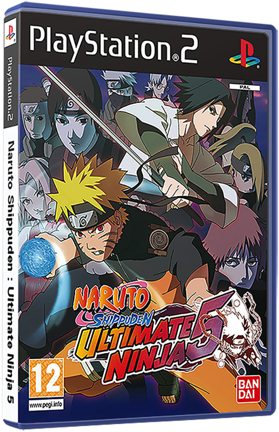 Naruto Ultimate Ninja 5 3D Version PS2 ISO (PAL) (MG-MF) - GamesGX