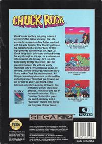 Chuck Rock - Box - Back Image