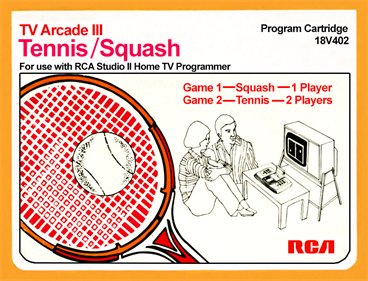 TV Arcade III: Tennis + Squash - Box - Front - Reconstructed