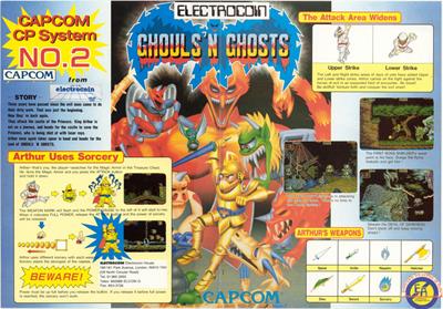 Ghouls'n Ghosts - Advertisement Flyer - Front Image