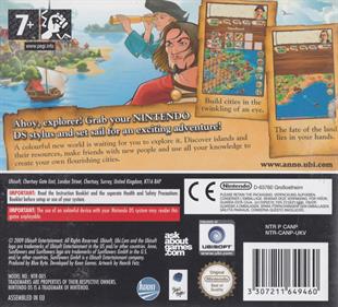 Dawn of Discovery - Box - Back Image
