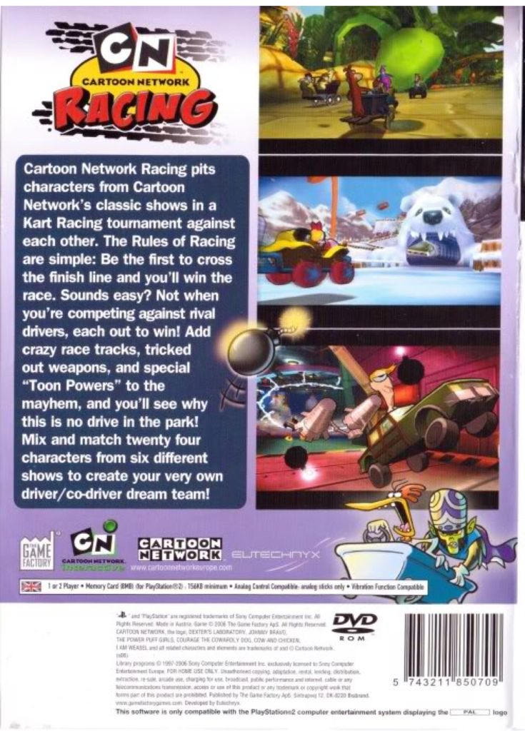 Playstation 2 Cartoon Network Racing