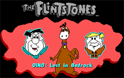 The Flintstones: Dino: Lost in Bedrock - Screenshot - Game Title Image