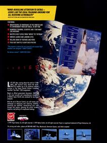 Shuttle: The Space Flight Simulator - Advertisement Flyer - Front Image