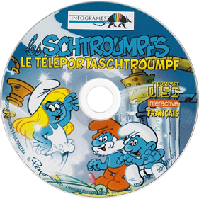 Les Schtroumpfs: Le Teleportaschtroumpf - Disc Image