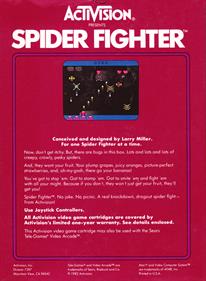 Spider Fighter - Box - Back Image