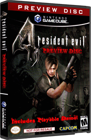 Resident Evil 4 (Preview Disc) - Box - 3D Image