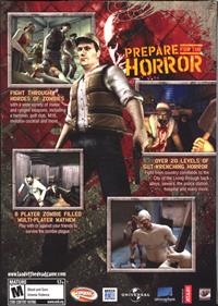 Land of the Dead: Road to Fiddler's Green - Box - Back Image