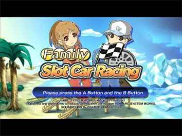Family Slot Car Racing - Screenshot - Game Title Image