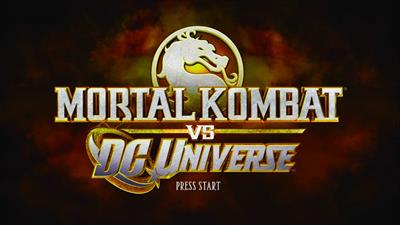 Mortal Kombat vs. DC Universe - Screenshot - Game Title Image