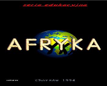 Afryka - Screenshot - Game Title Image