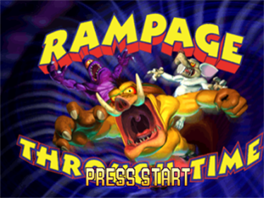 Rampage Through Time - Screenshot - Game Title Image