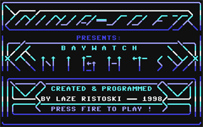 Baywatch Nights - Screenshot - Game Title Image