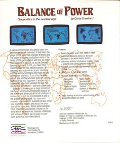 Balance of Power: Geopolitics in the Nuclear Age - Box - Back Image