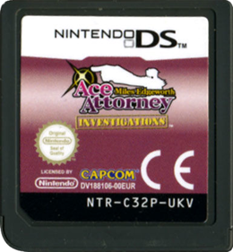 Ace Attorney Investigations: Miles Edgeworth - Cart - Front Image
