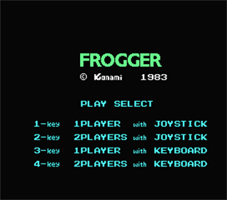 Frogger - Screenshot - Game Title Image