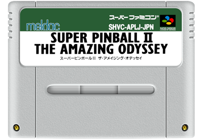 Super Pinball II: The Amazing Odyssey - Fanart - Cart - Front