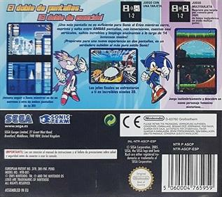 Sonic Rush - Box - Back Image