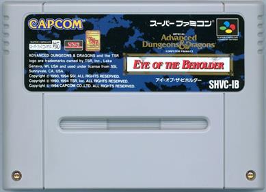 Advanced Dungeons & Dragons: Eye of the Beholder - Cart - Front Image