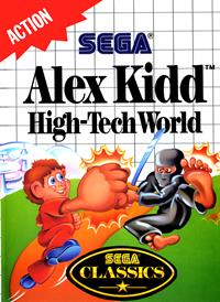 Alex Kidd: High-Tech World - Box - Front - Reconstructed