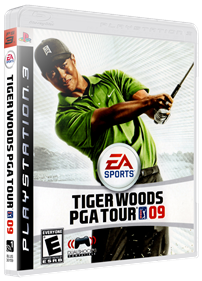 Tiger Woods PGA Tour 09 - Box - 3D Image