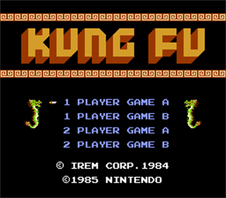 Kung Fu - Screenshot - Game Title Image
