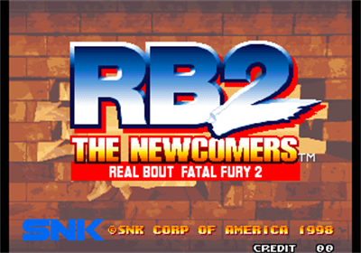 Real Bout Fatal Fury 2: The Newcomers - Screenshot - Game Title Image