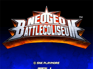 NeoGeo Battle Coliseum - Screenshot - Game Title Image
