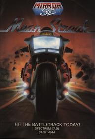 Mean Streak - Advertisement Flyer - Front Image