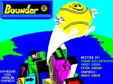 Bounder - Screenshot - Game Title Image