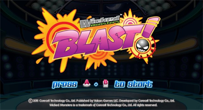 Wicked Monsters BLAST! - Screenshot - Game Title Image