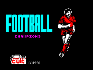 Football Champions - Screenshot - Game Title Image