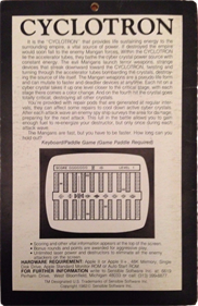 Cyclotron - Box - Back Image