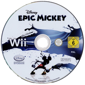 Disney Epic Mickey - Disc Image