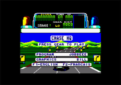 Chase H.Q. - Screenshot - Game Select Image